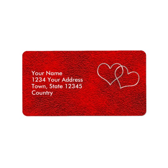 Valentine #2 étiquettes d’adresse