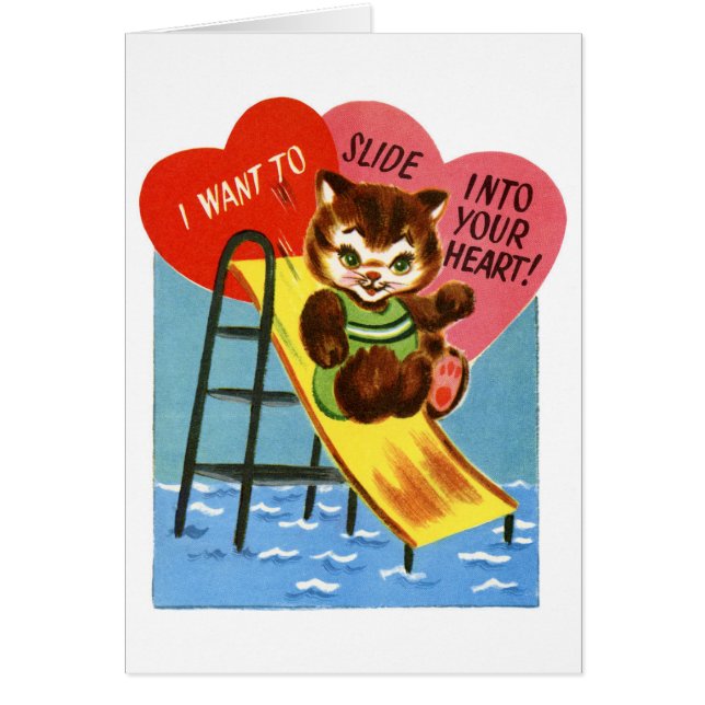Valentine Cat Water Slide (Devant)