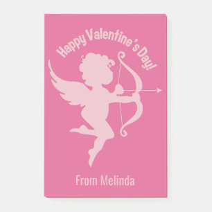 Valentine Cupid nom personnalisé Post-It notes