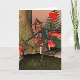 Valentine Forest Elf - Carte de voeux