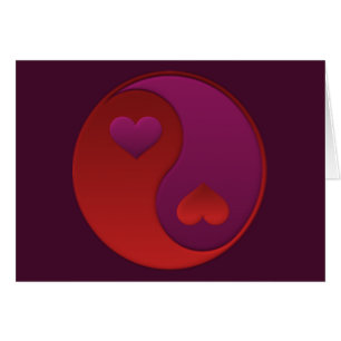 Valentine Hearts Yin Yang