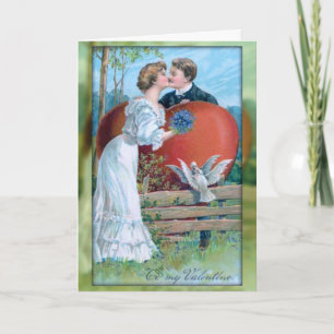 Valentine Kiss - Carte Valentine Vintage