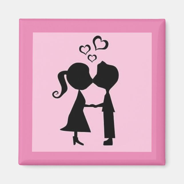 VALENTINE KISS MAGNET (Devant)