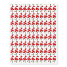 VALENTINE PERSONNALISÉE COEURS TATOOS TEMPORAIRES 