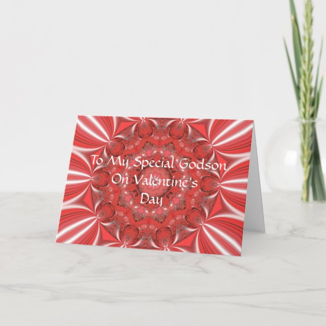 Valentine pour la carte de filleul (Devant)