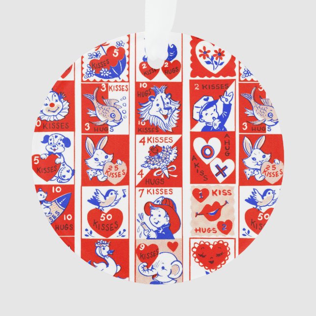 Valentine Retro Love Hugs Motif (devant)