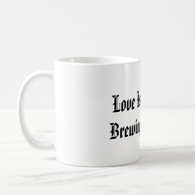 Valentine’s Day Love Quote Printed Mug (Gauche)