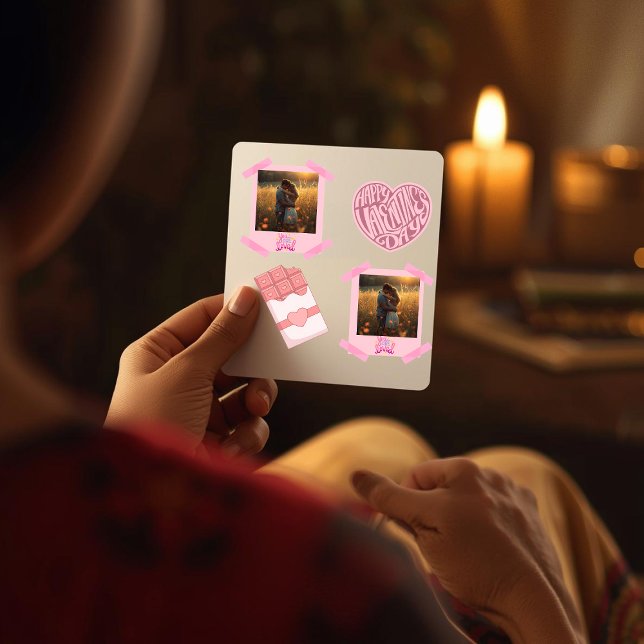 Valentine’s Day Personalized Flat Card (Créateur téléchargé)