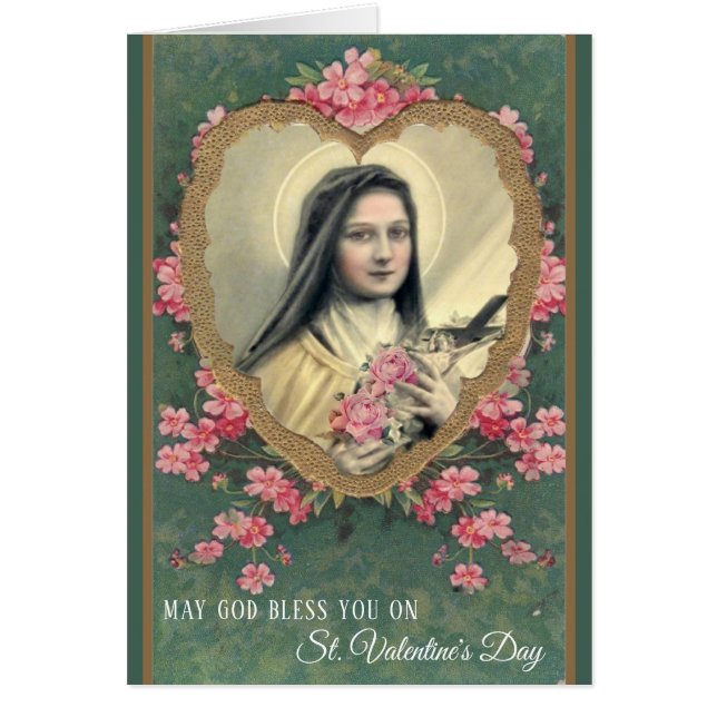 Valentine St. Therese Catholic Religious Nun (Devant)