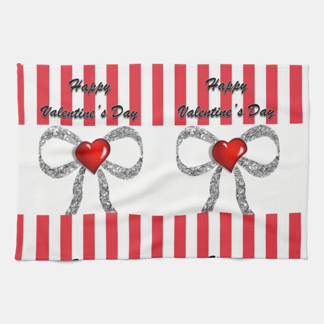 valentines amour cuisine serviette (Horizontal)