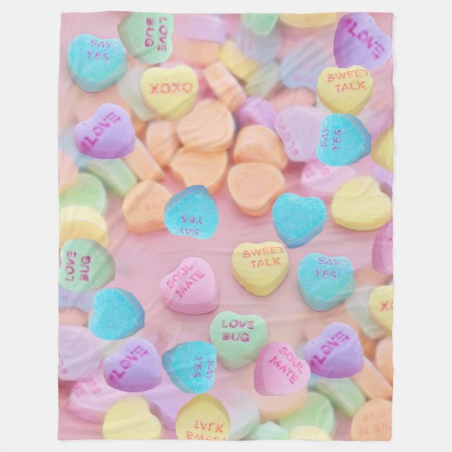 valentines bonbons coeurs couverture (Devant)