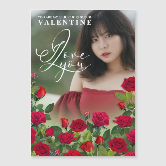 Valentine's Day   I Love You Custom Photo (Devant)