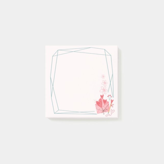 Valentine's Day Love Post-It Notes (Devant)