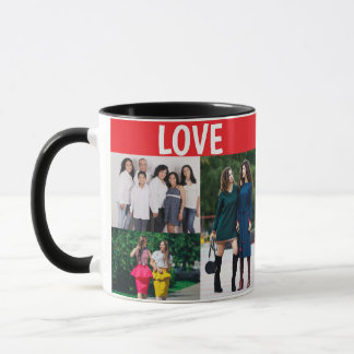 VALENTINE'S DAY PHOTO COLLAGE COFFEE MUG