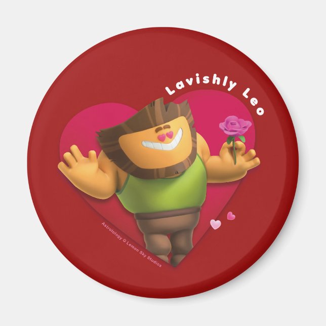 Valentine's Fridge Magnet for Leo (Devant)
