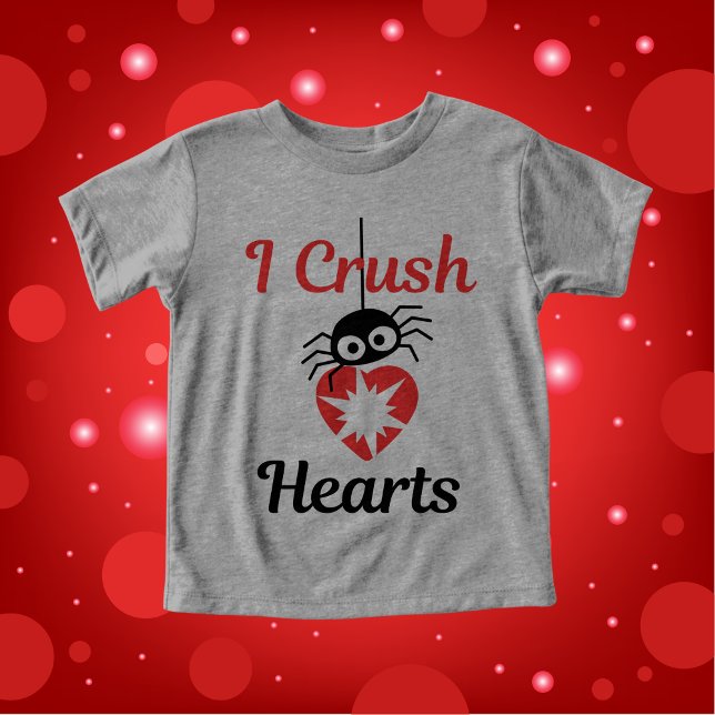 Valentine's I Crush Hearts mignon araignée | (Créateur téléchargé)