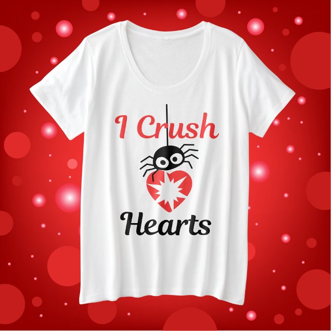 Valentine's I Crush Hearts mignon araignée | (Créateur téléchargé)
