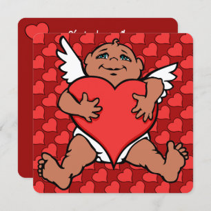 Valentine's Invitations Cupid Cartes personnalisée