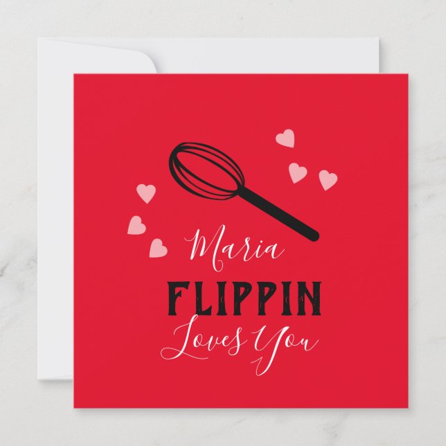 Valentines Jour Flippin Aime Vous Coeurs Baker (Devant)