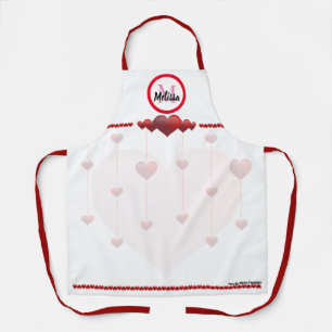 Valentines Jour Monogrammes tablier