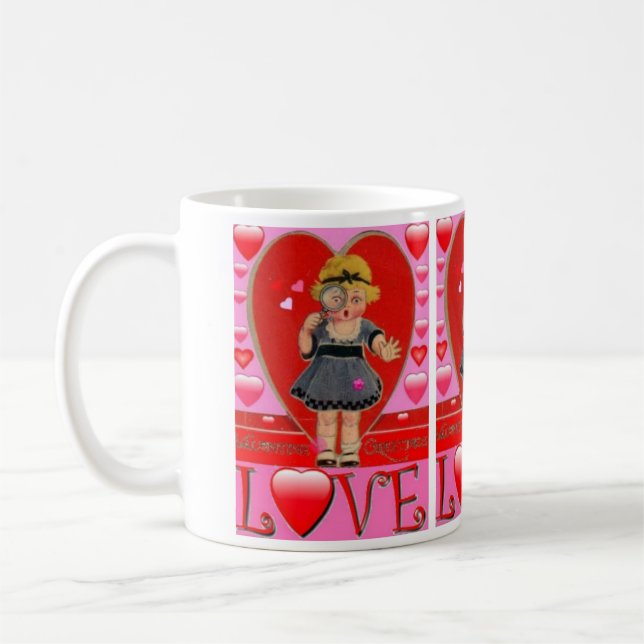 VALENTINES JOURNÉE MUGS - AMOUR - CADEAUX - ROMANC (Gauche)