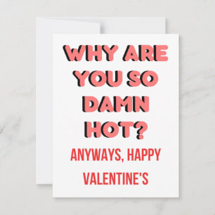 Valentines Jours cadeaux & carte - pourquoi êtes-v
