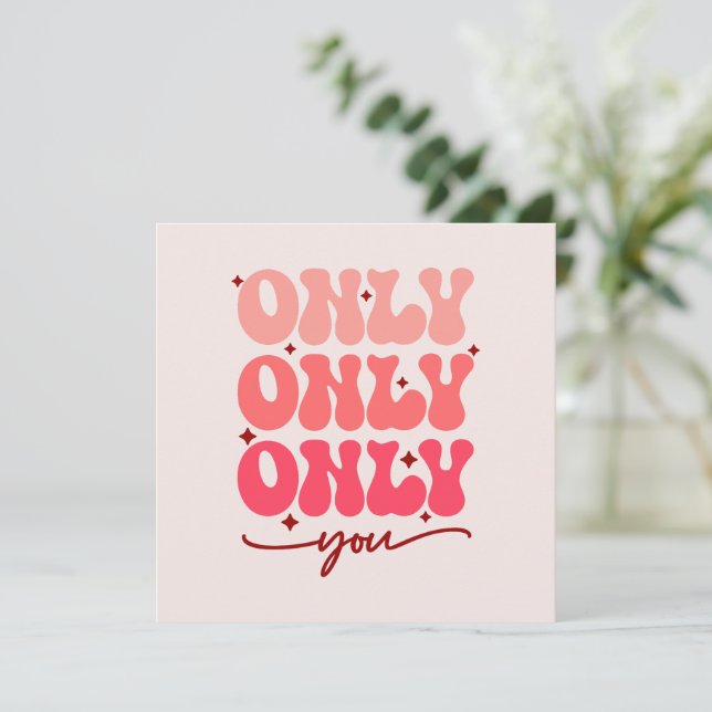 Valentine's Only You (Debout devant)