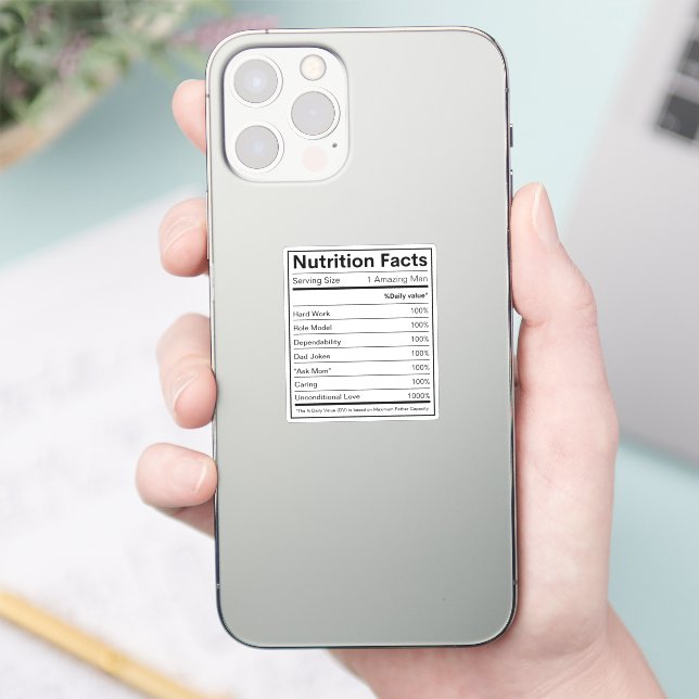 Valeur nutritive Étiquette personnalisé (Téléphone)