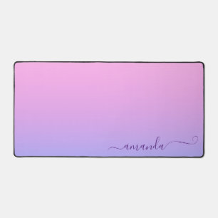 Valises ombrées violet et rose