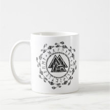Valknut - Runes - 9 Nobles Vertus Mug