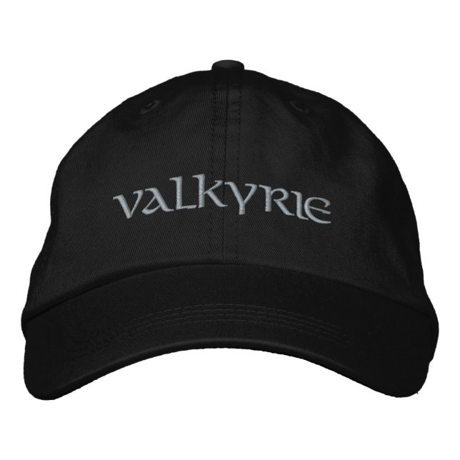 Valkyrie Silver (yeux) Casquette brodé (Devant)