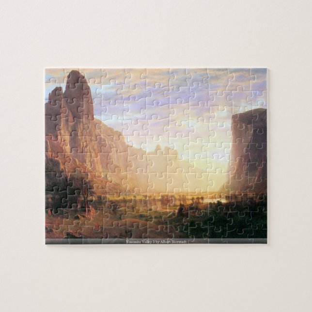 Vallée 3 de Yosemite par puzzle d'Albert Bierstadt (Horizontal)