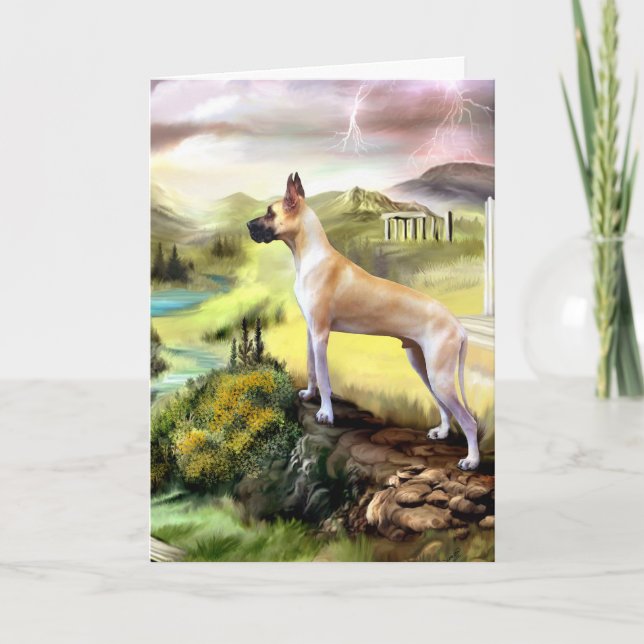 Vallée de great dane de la carte de Zeus - (Devant)