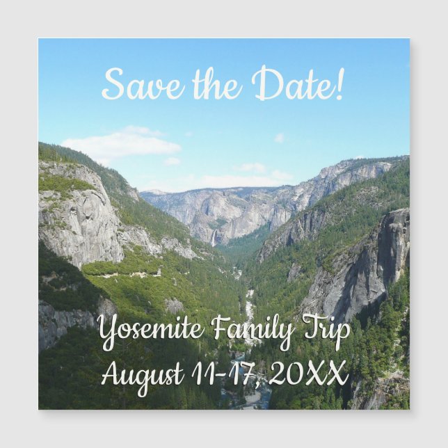 Vallée de Yosemite dans le parc national de Yosemi (Devant)