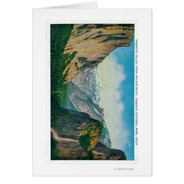 Vallée de Yosemite de Artist's Point (Devant)