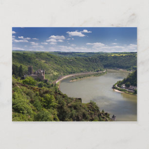 Vallée du Rhin - Carte postale du Château Katz