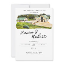 Valley Hill Farm Massachusetts Invitation d'aquare