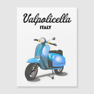 Valpolicella Italie Scooter affiche Art Print Magn