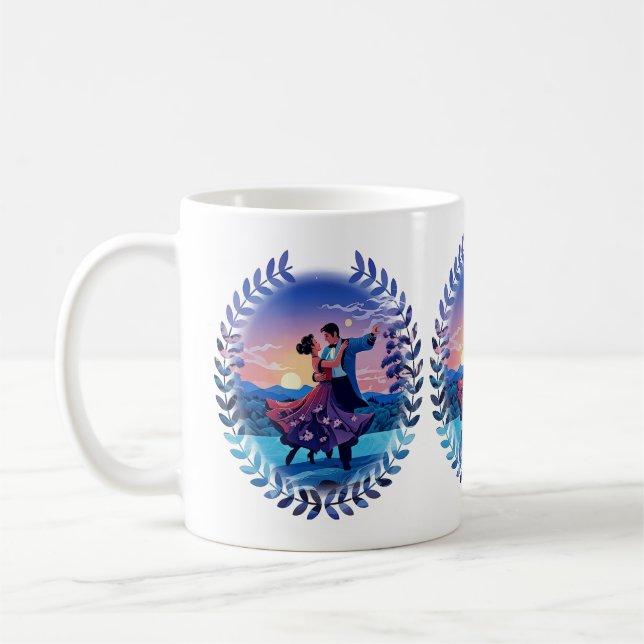 Valse dans la lumière matinale Mug (Gauche)