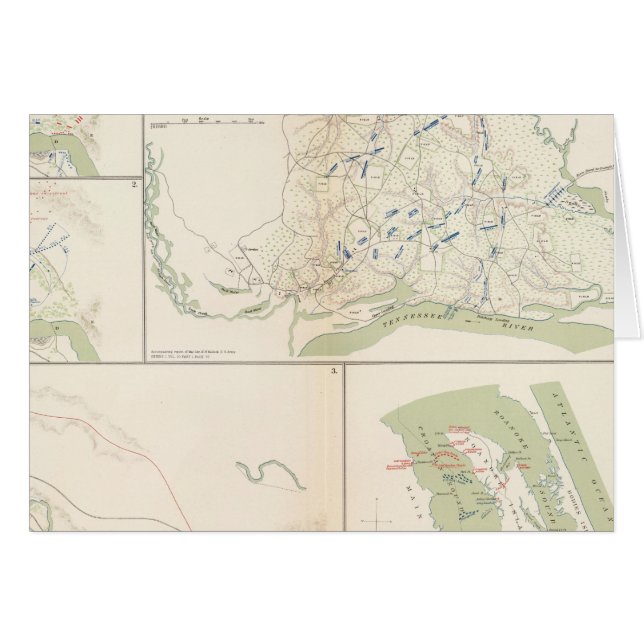 Valverde, Shiloh, Ft Craig, Roanoke Island (Devant horizontal)