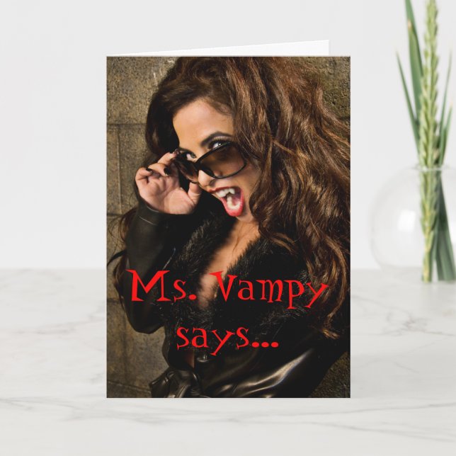 VAMP ÇA ! Carte de vœux (Devant)