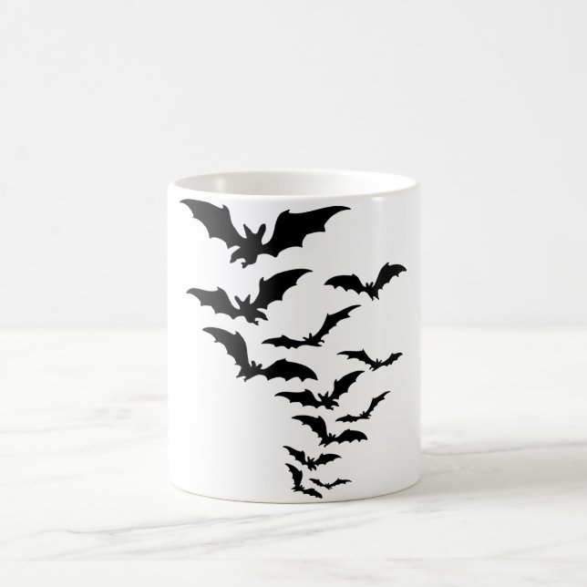Vampire Bat Halloween Mug (Centre)