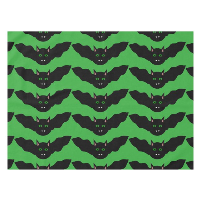 Vampire Chat Facturé Chat Halloween Nappe Hallowee (Devant (Horizontal))