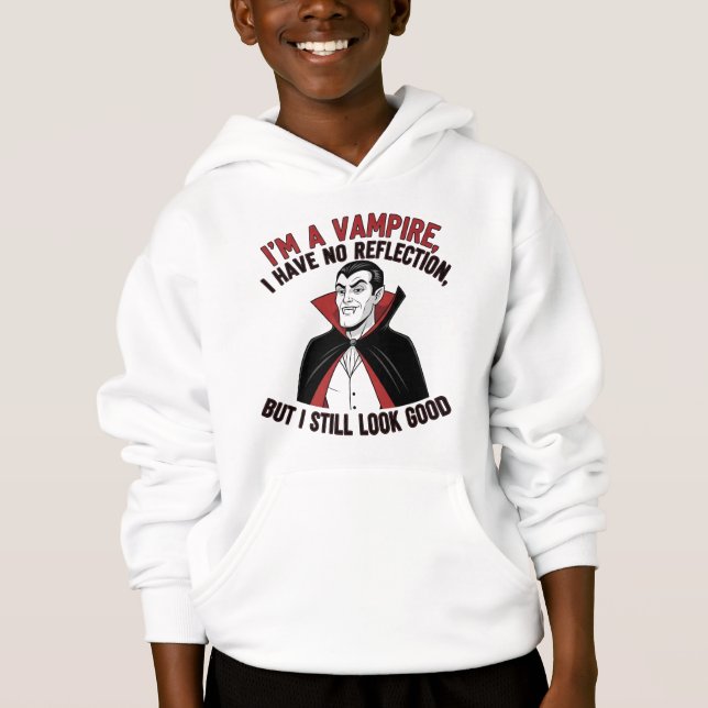 Vampire confiant humour Halloween (Devant)
