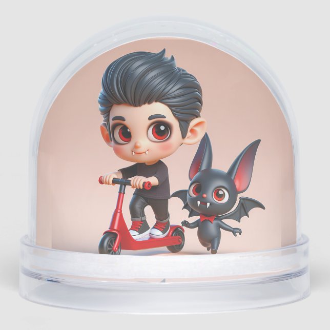 Vampire Kid on a Scooter and Bat, par Natasha Us (Avant)