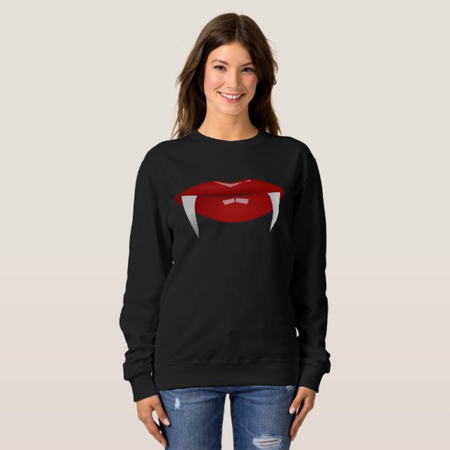 VAMPIRE LADIES HALLOWEEN T-SHIRTS SWEATSHIRTS (Devant entier)