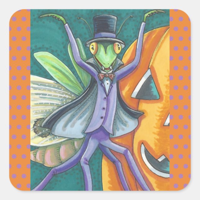 VAMPIRE PRIER MANTIS BOGUE STICKERS Carré DE LA FE (Devant)