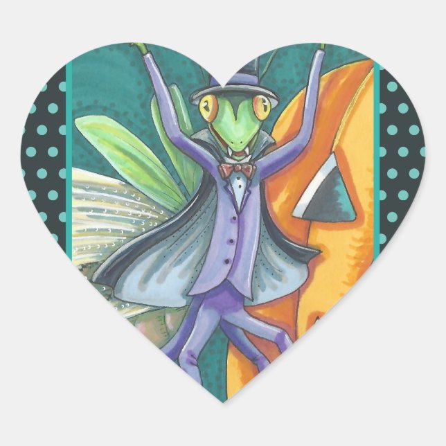 VAMPIRE PRIER MANTIS BOGUE STICKERS SHEET Coeur (Devant)