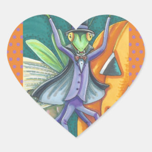 VAMPIRE PRIER MANTIS BOGUE STICKERS SHEET Coeur
