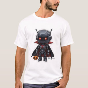 Vampire Robot Halloween T-Shirt mignonne Sci-Fi